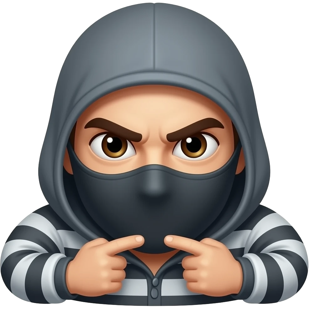 crime mask emoji