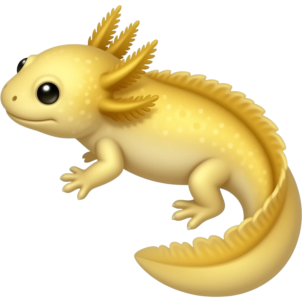 I want a gold axolotl emoji emoji