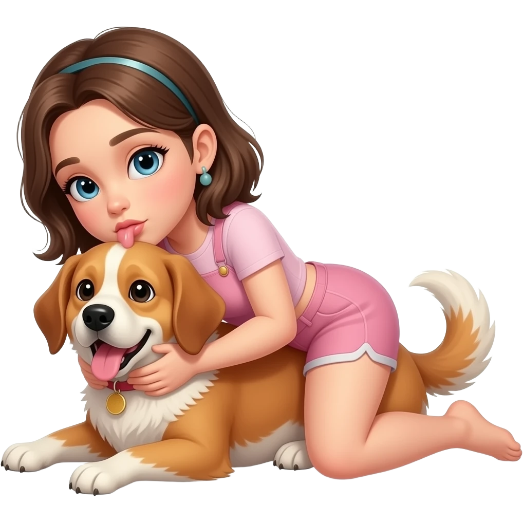 girl doggystyle pose emoji