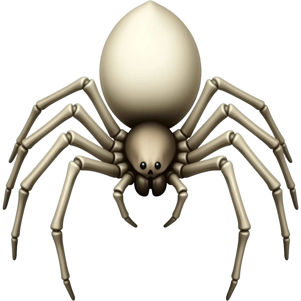 Skelton spider emoji