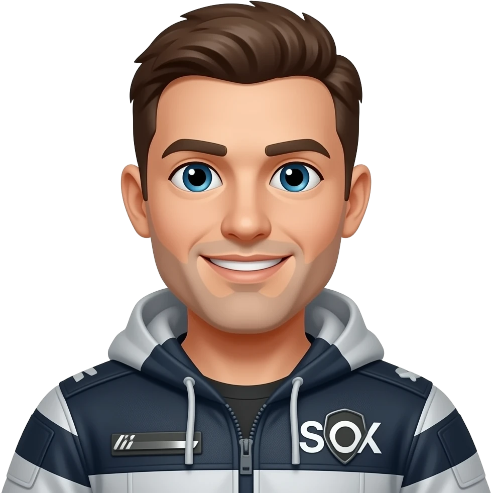 A swat guy that is happy emoji