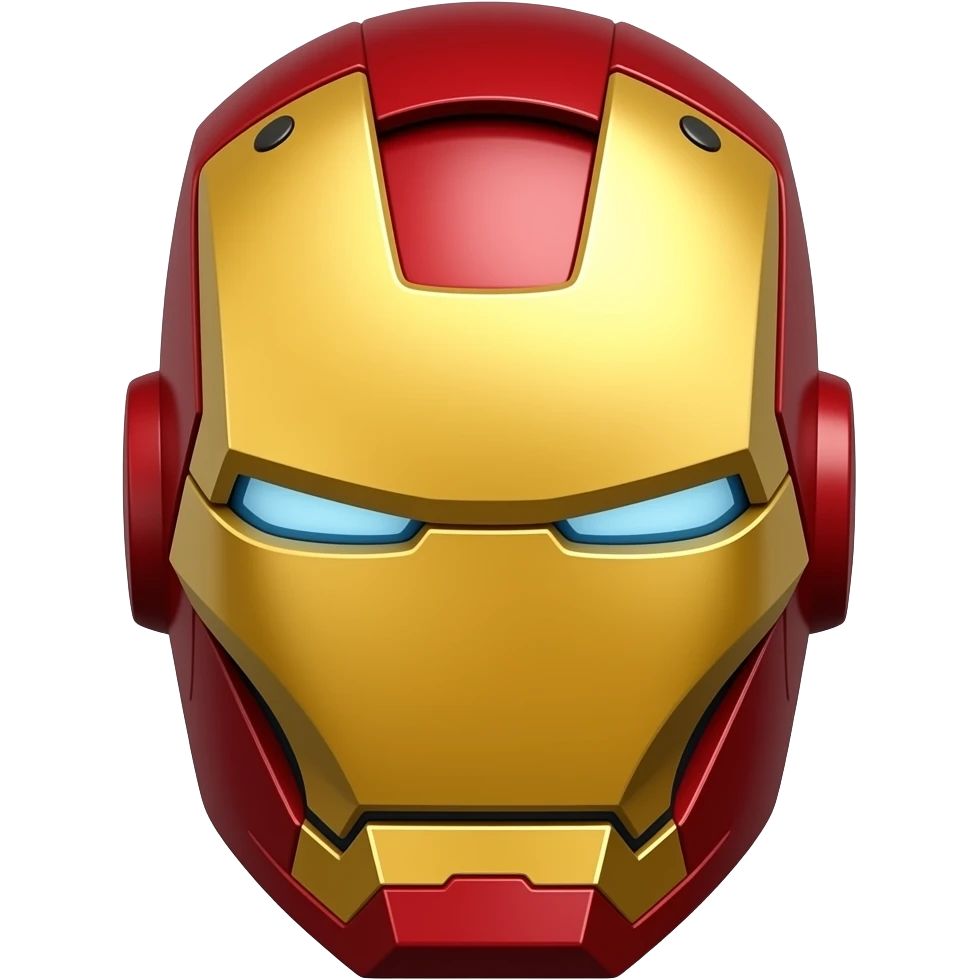 Make this iron man helmet emoji size emoji
