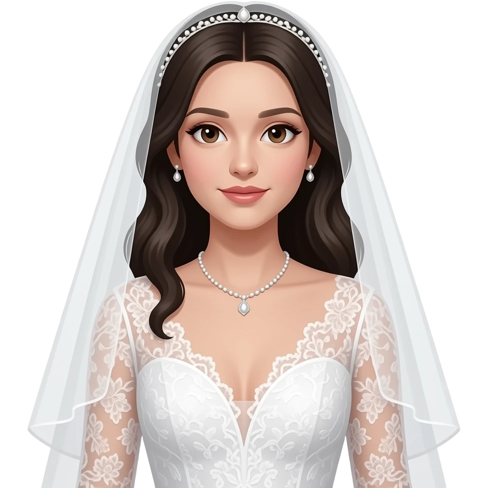 a woman in a wedding dress emoji