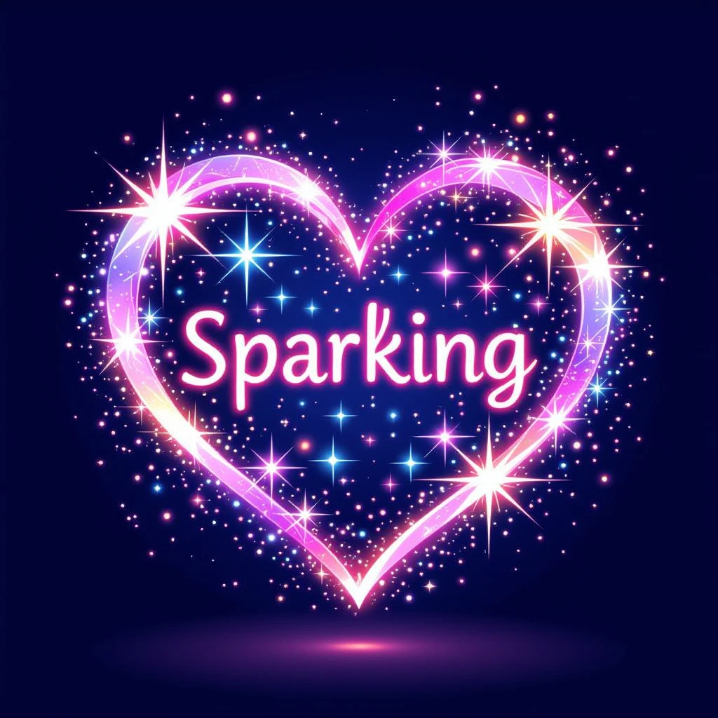 sparkling heart emoji