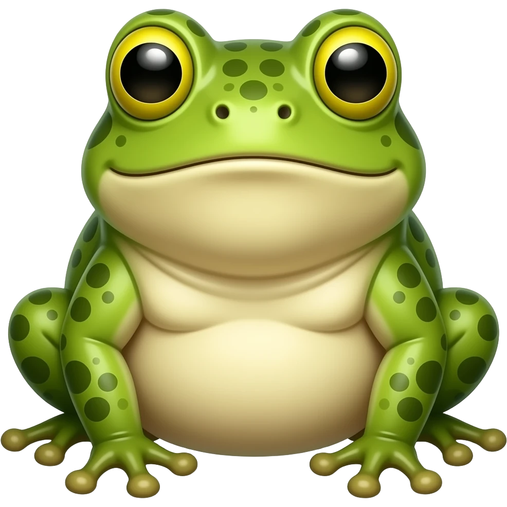 Fat desert rain frog derp emoji