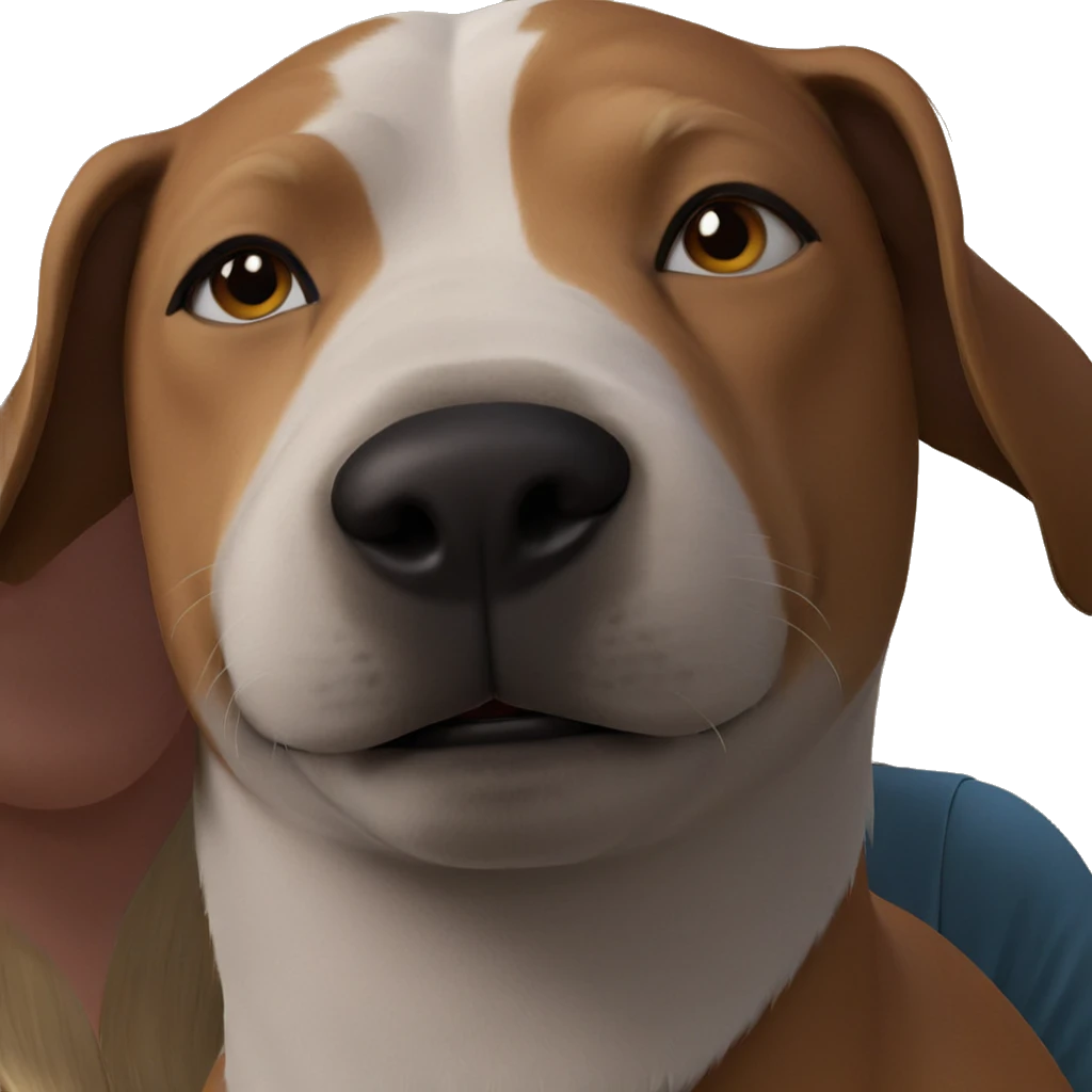 girl with animal companion emoji