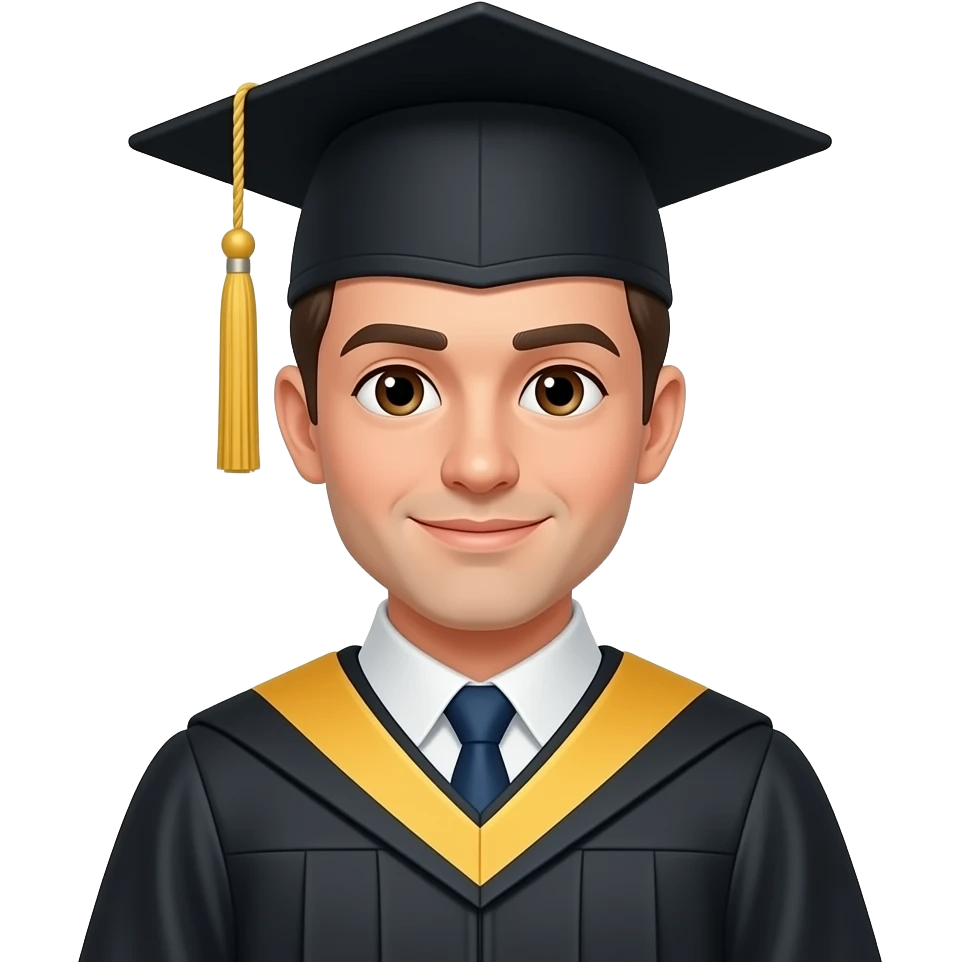 graduation men emoji