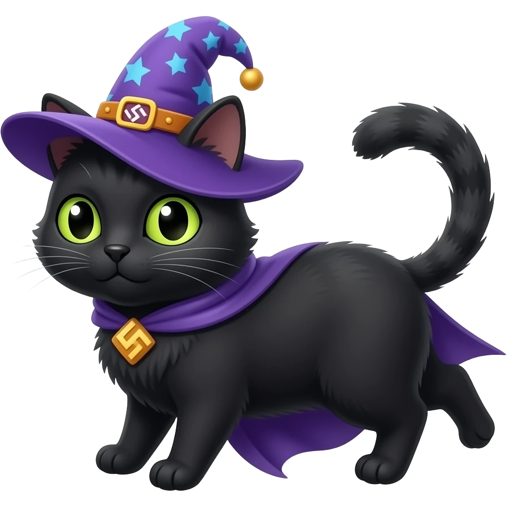 nazi black cat wizard emoji