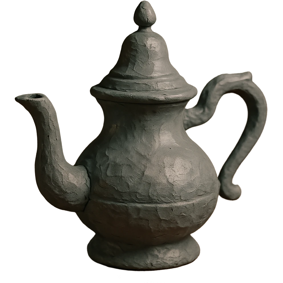 Moroccan metal teapot emoji