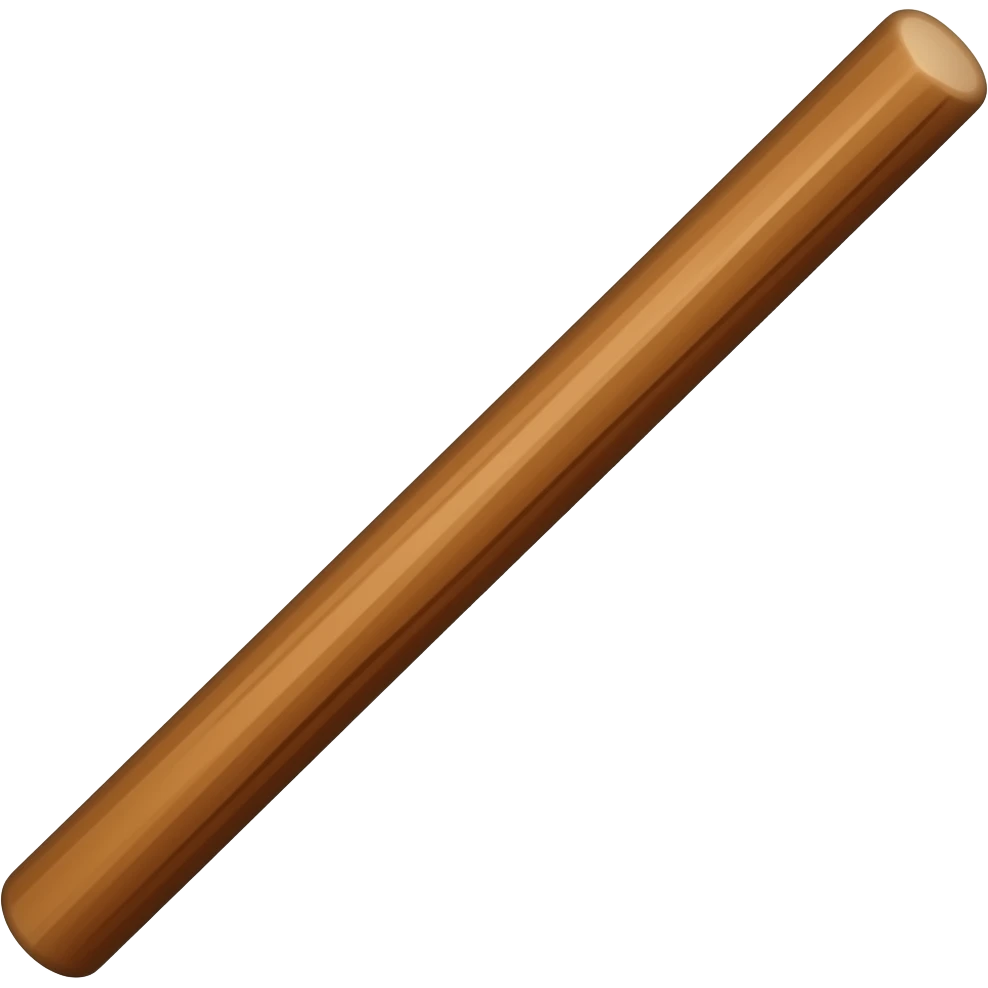 brown stick emoji
