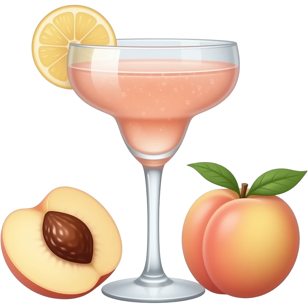 Peach Bellini emoji emoji