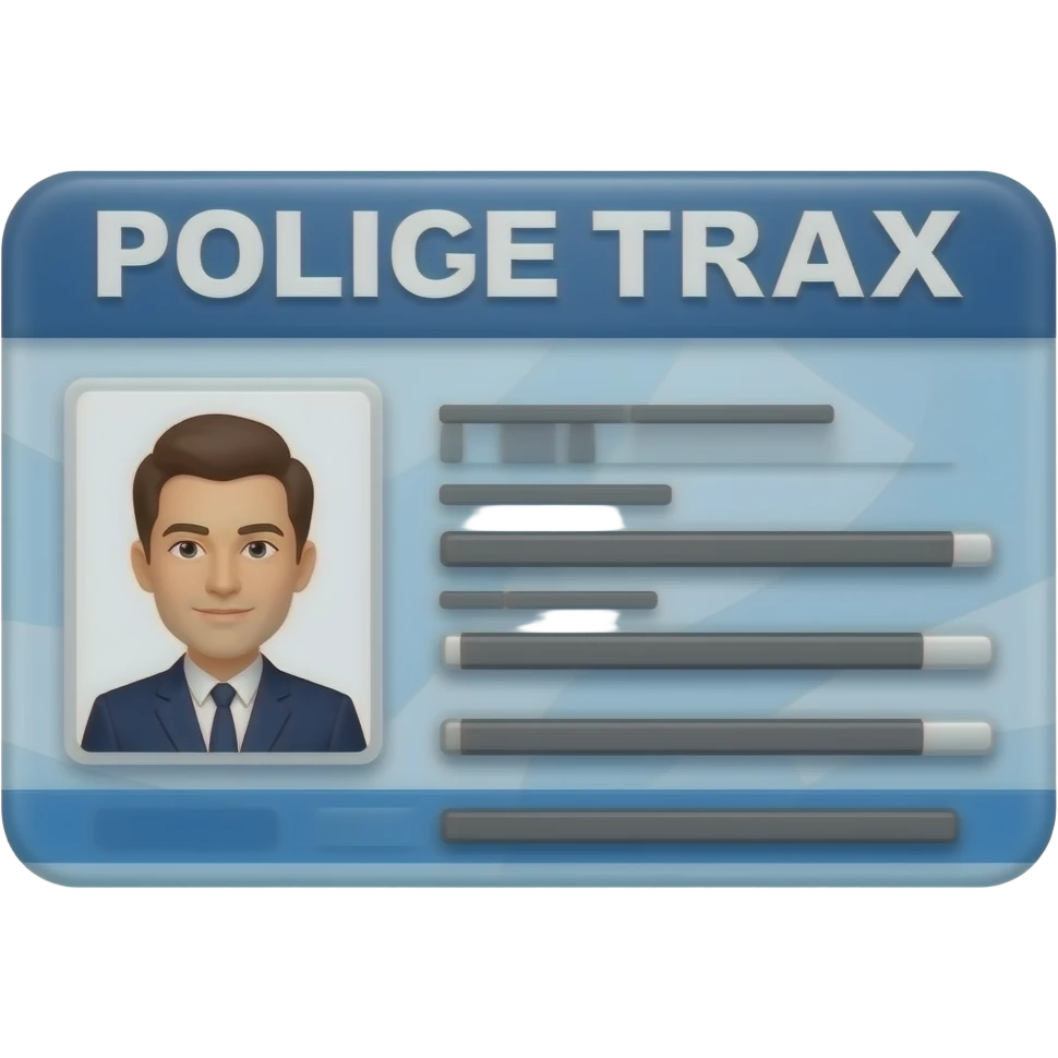 Police ID card emoji