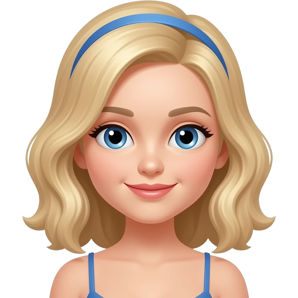 girl with blue thong emoji