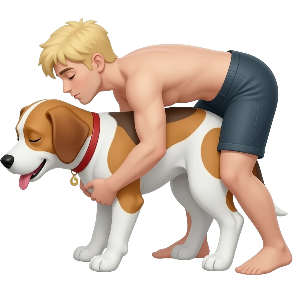 Doggy style sex position emoji