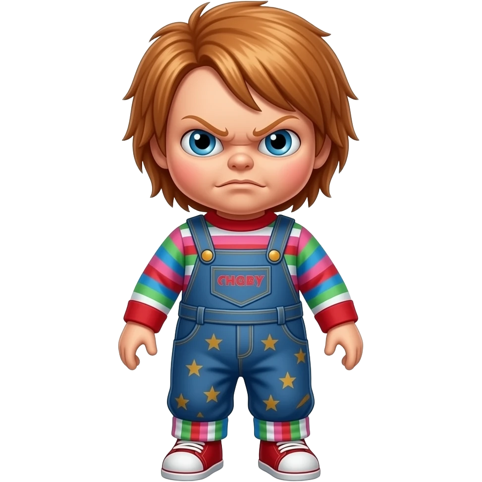 chucky doll serious emoji