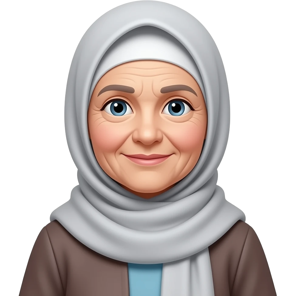 grandma in hijab emoji