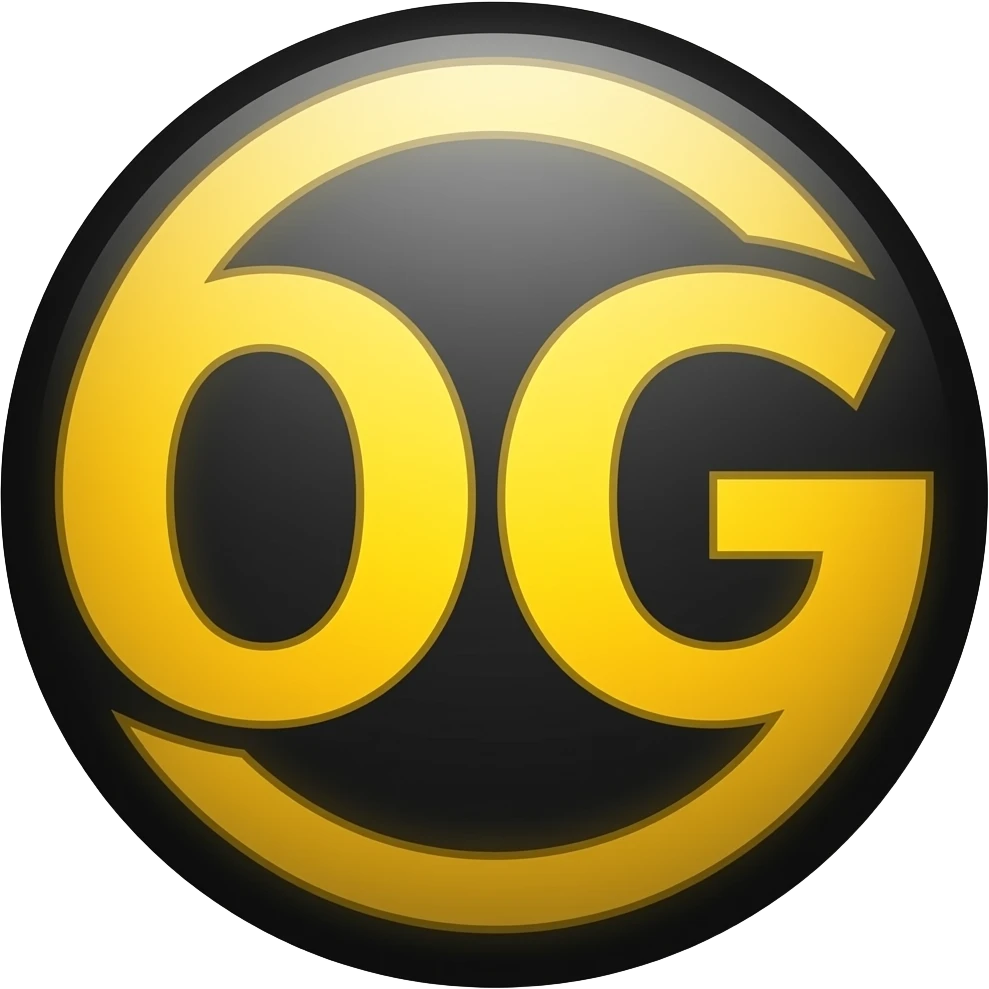 Yellow and black OG emoji