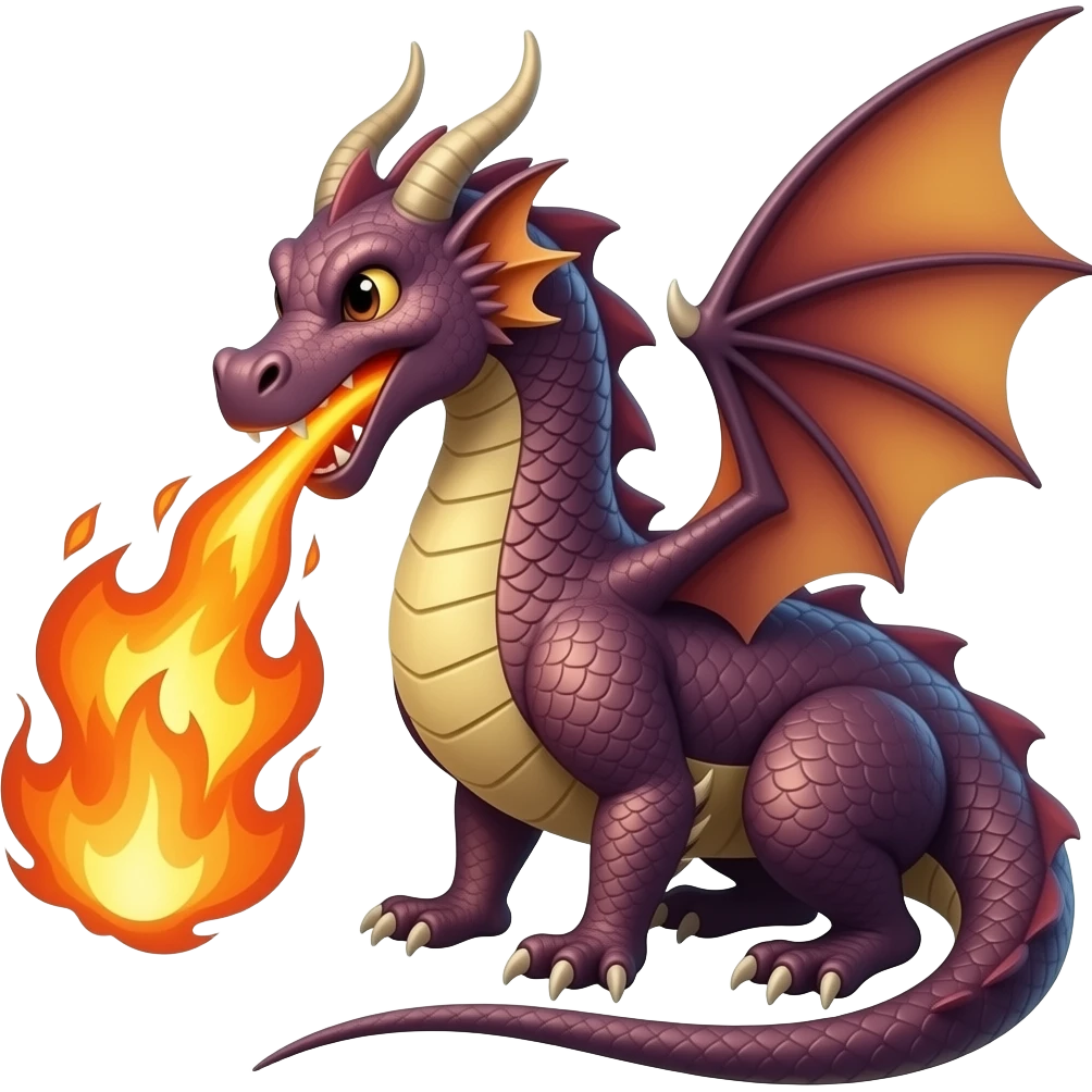 Dragon fire emoji