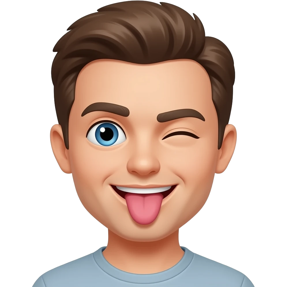 winking face with tounge emoji