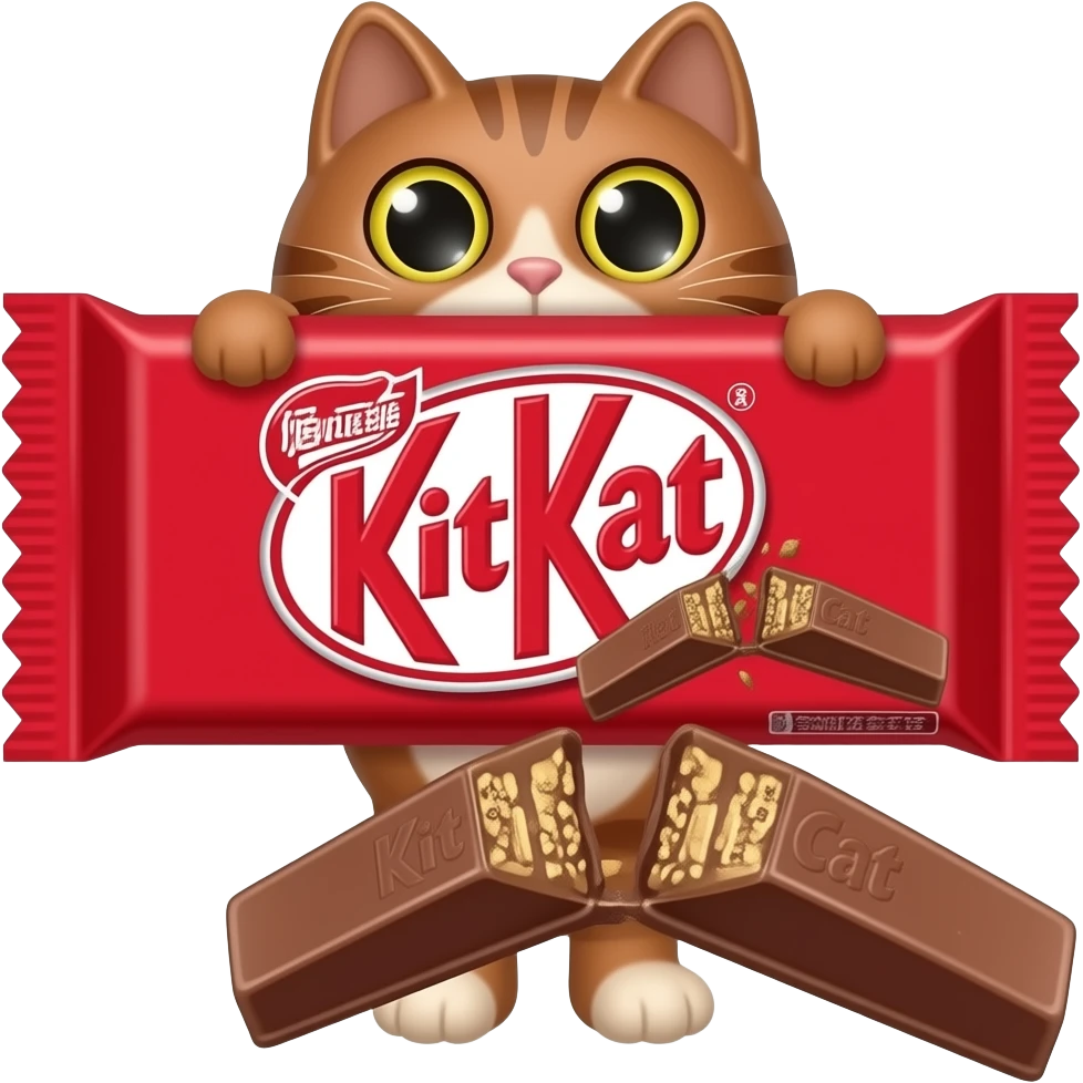 Make a KitKat emoji for my team "KitCats" emoji