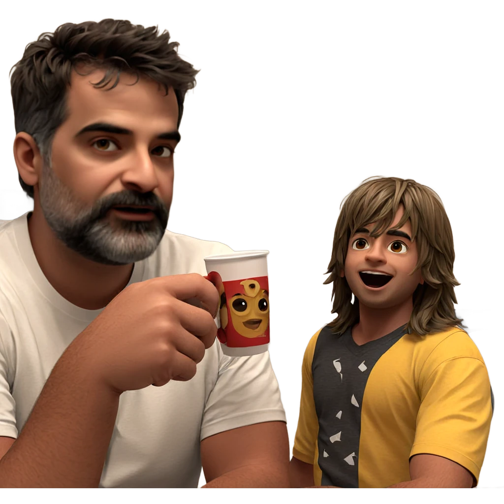 meme boys with cups emoji