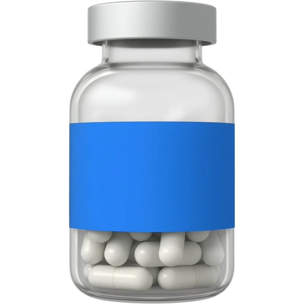 A bottle of pills emoji