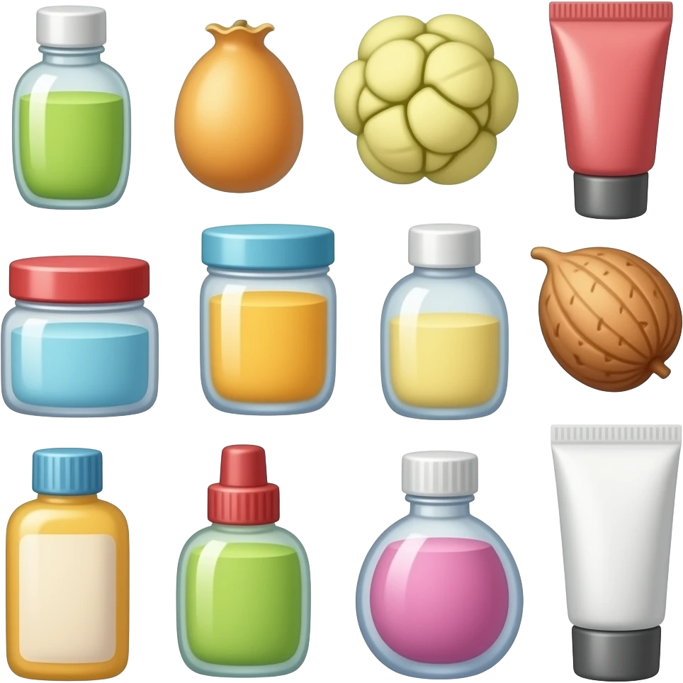 lots of products emoji