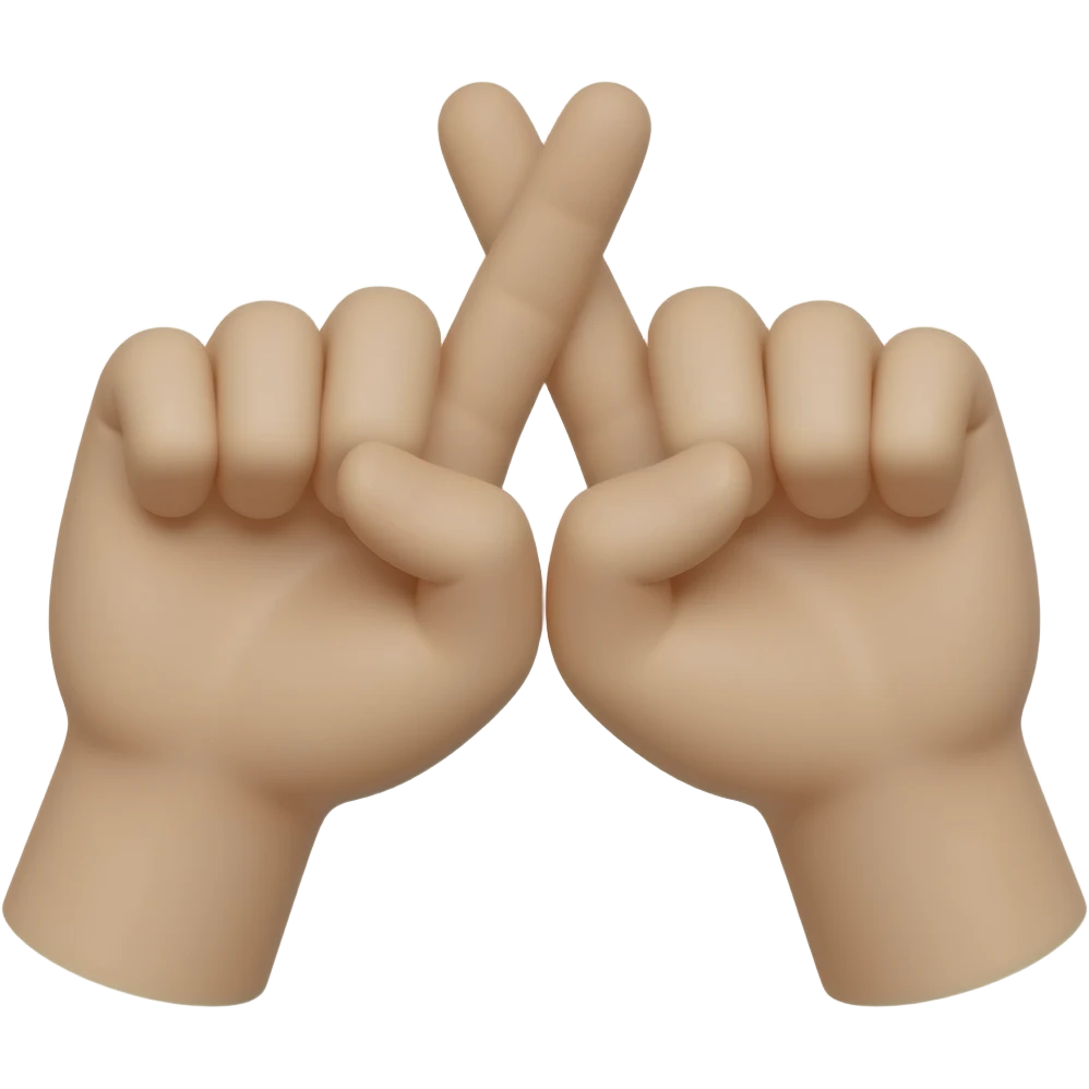 two hands making a letter w with thumbs attatched and pointer fingers up emoji