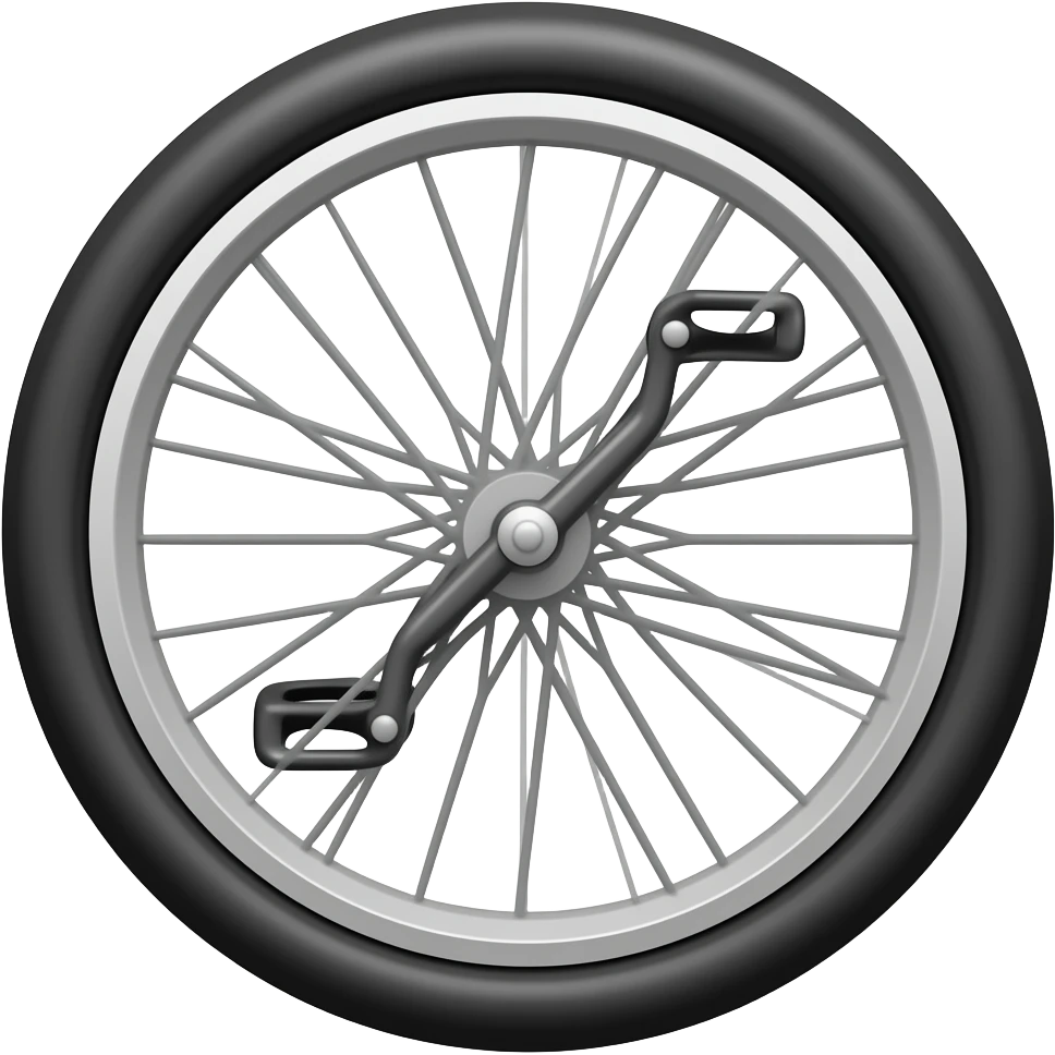 just a one wheel unicycle no person emoji