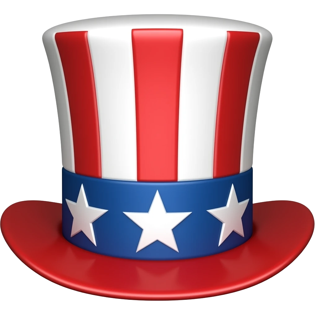Uncle sam hat emoji