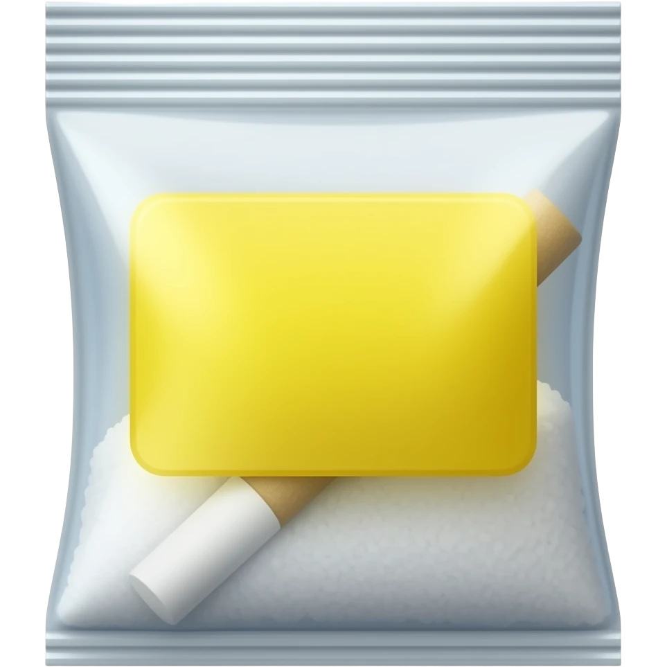 es como una bolsa de sal pero de nicotina emoji