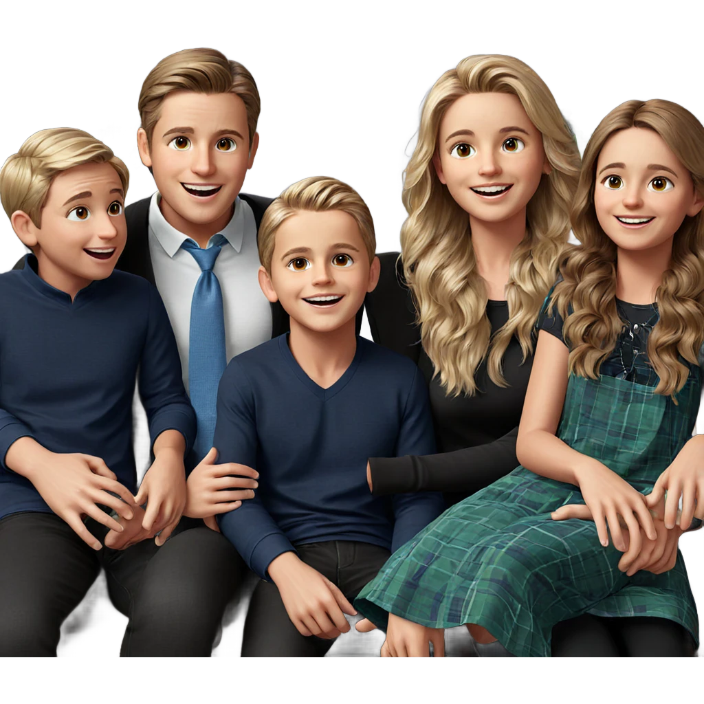 happy group of friends together emoji