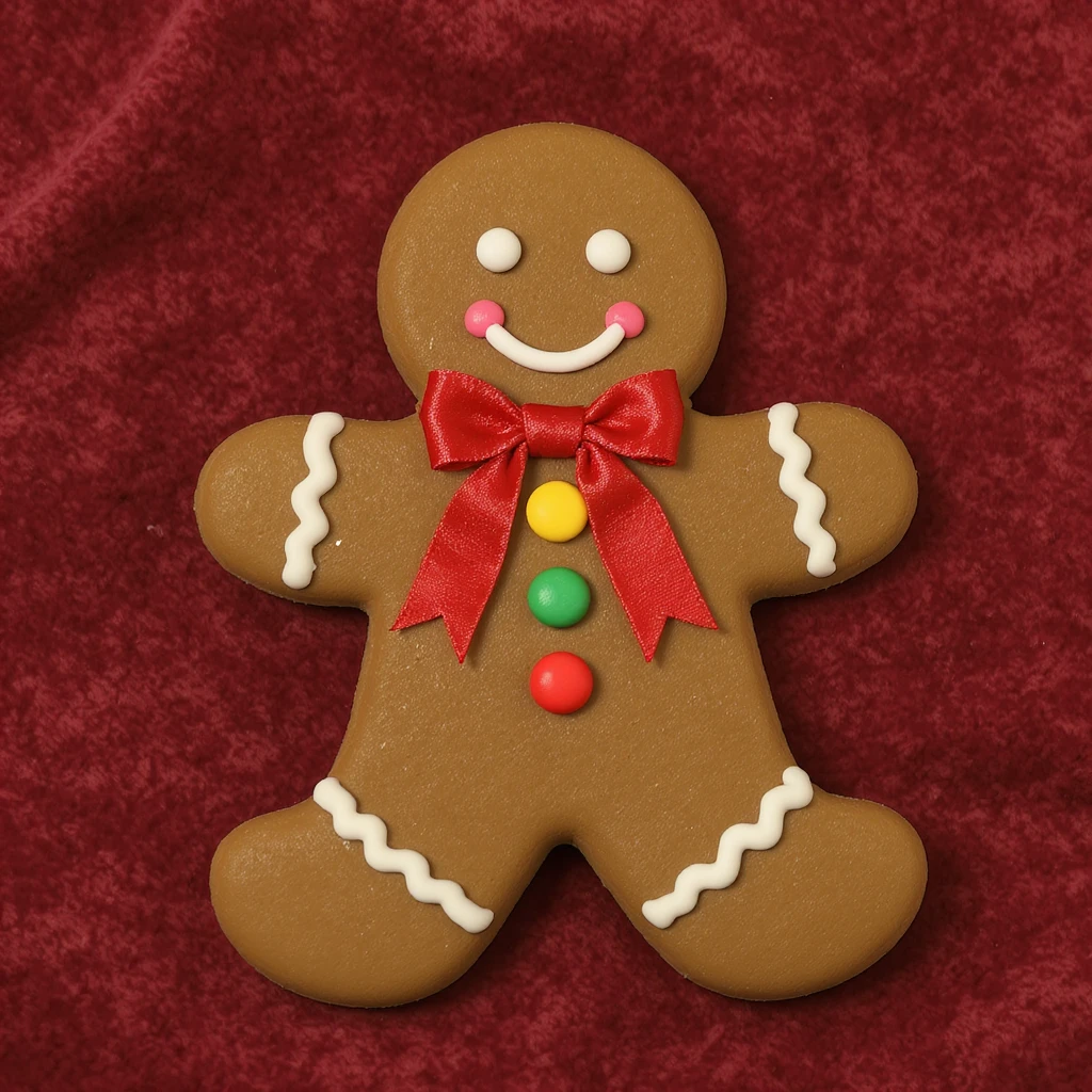 gingerbread man emoji