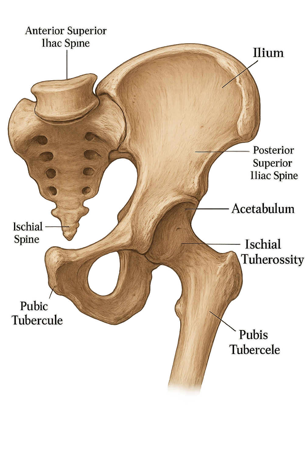 Bacino hip anatomico emoji