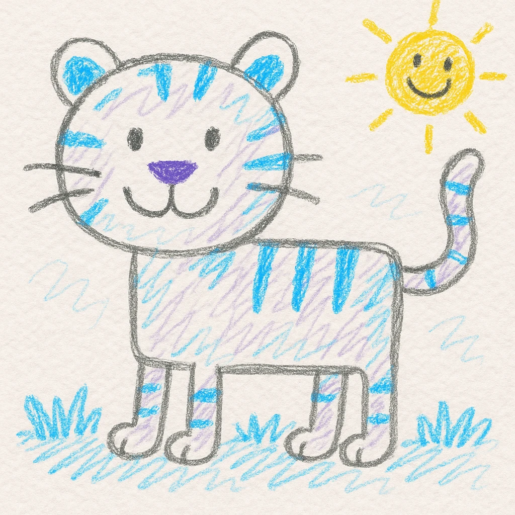 White Tiger emoji