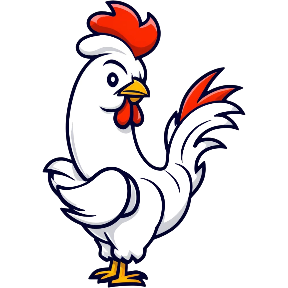 rider on a rooster emoji