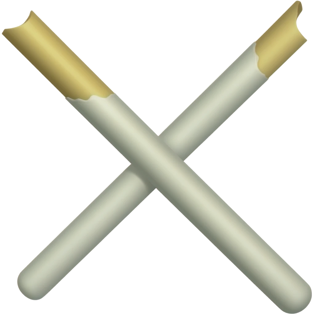 White one Pocky stick not biten emoji