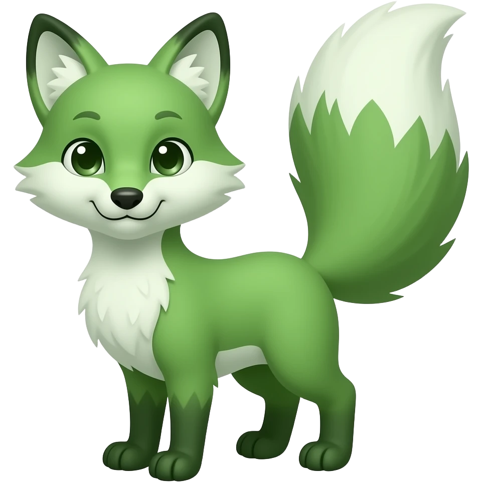 furcorn green fox emoji
