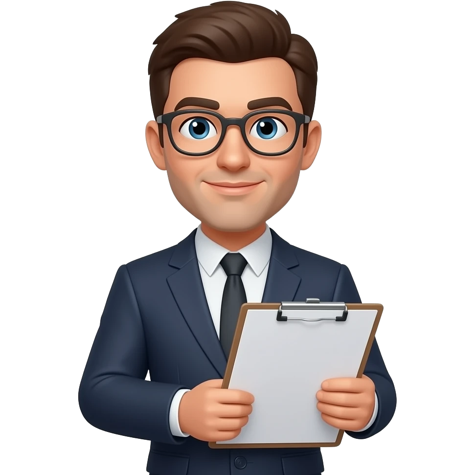 holding a legal pad emoji