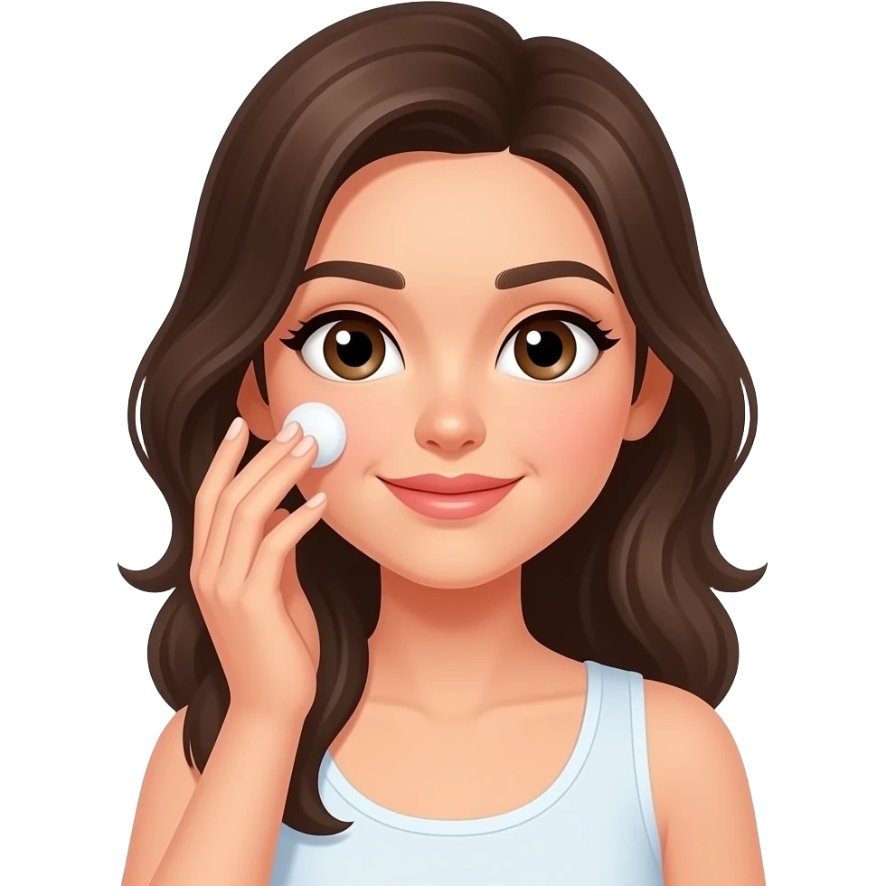 Chica skin care emoji