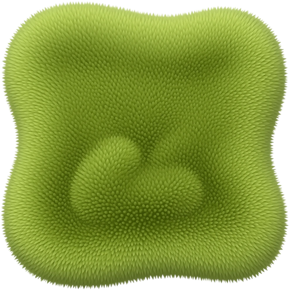 moss soft rug wrinkled emoji