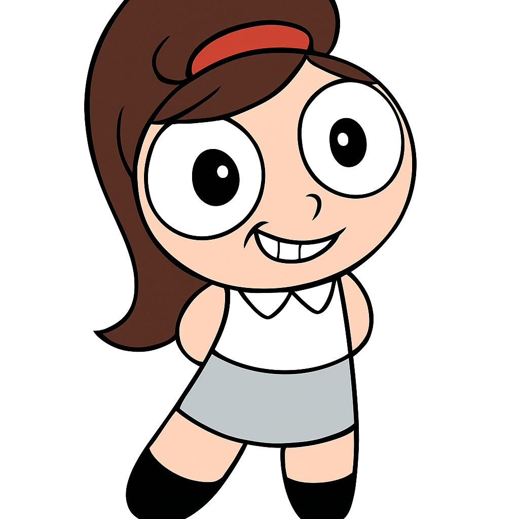 Keep the picture quality and style exactly the same. Change only the eyes and mouth to give an odd, unusual expression such as a lopsided grin, wide uneven eyes, or an awkward surprised look. No other changes. emoji