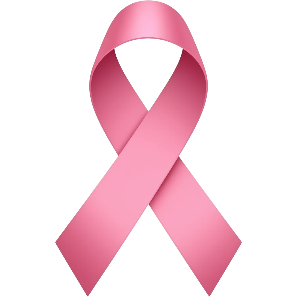 Breast cancer ribbon emoji