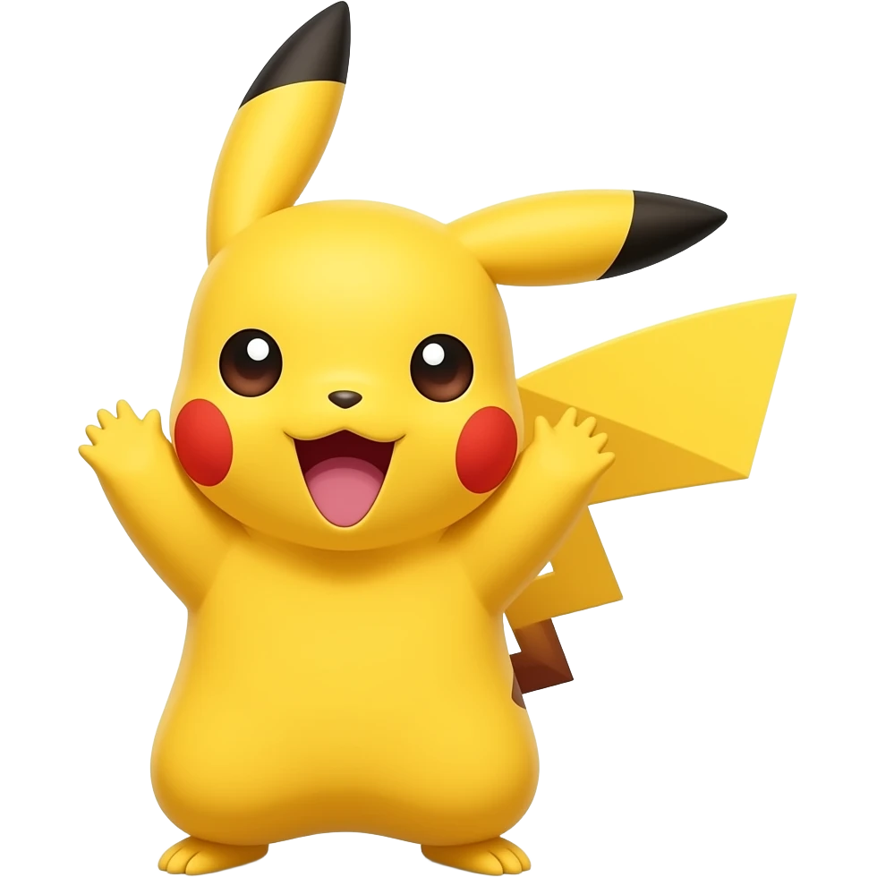 Pikachu shouting F*u emoji