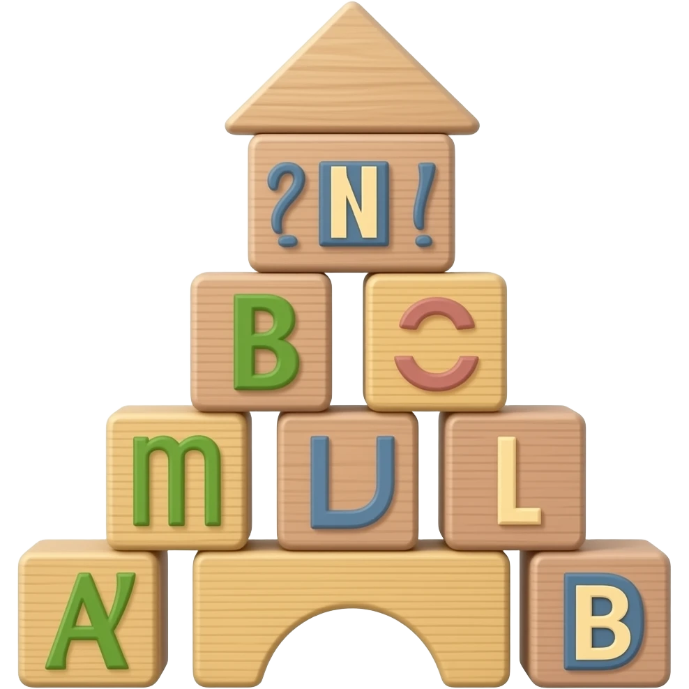 torre de bloques de maderabebes emoji