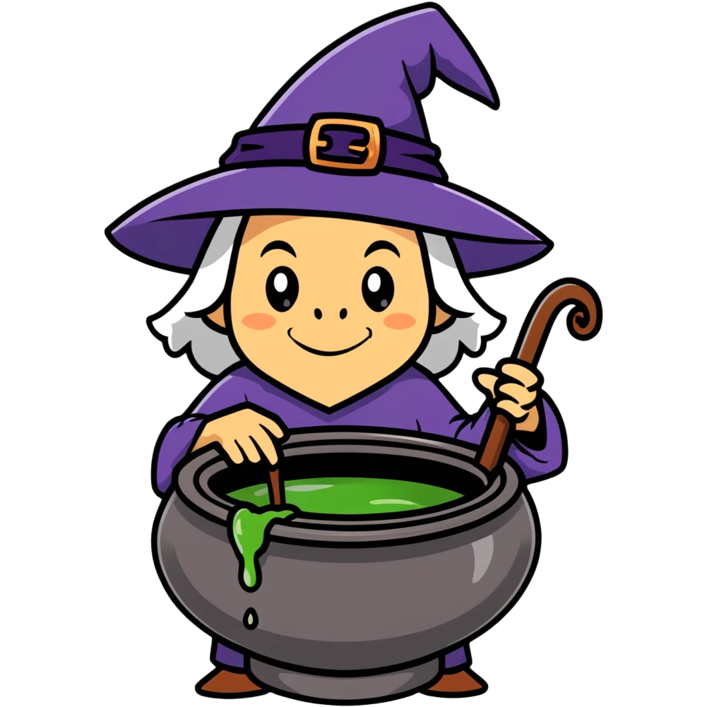 Old witch  emoji