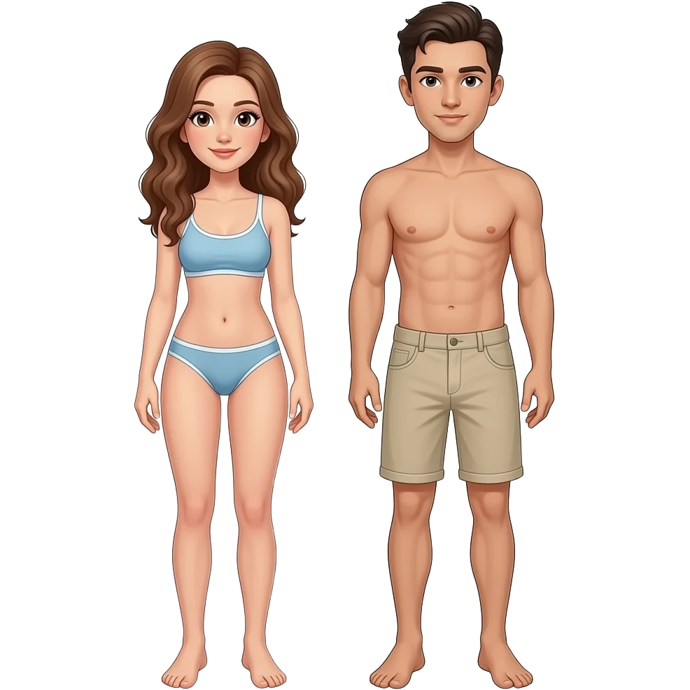 Woman and man naked full teens. emoji