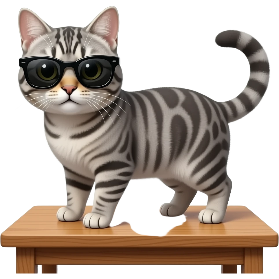 Cat wearing sunglasses emoji