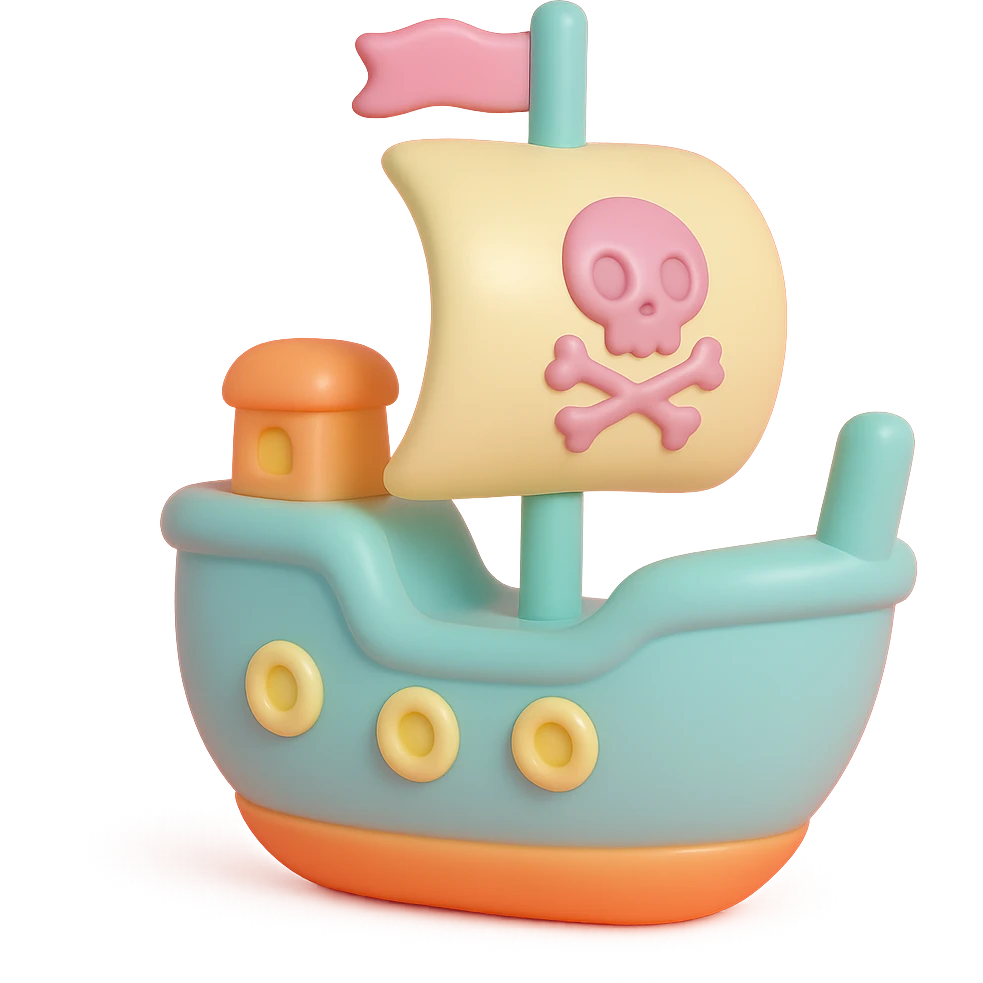 pirate ship emoji