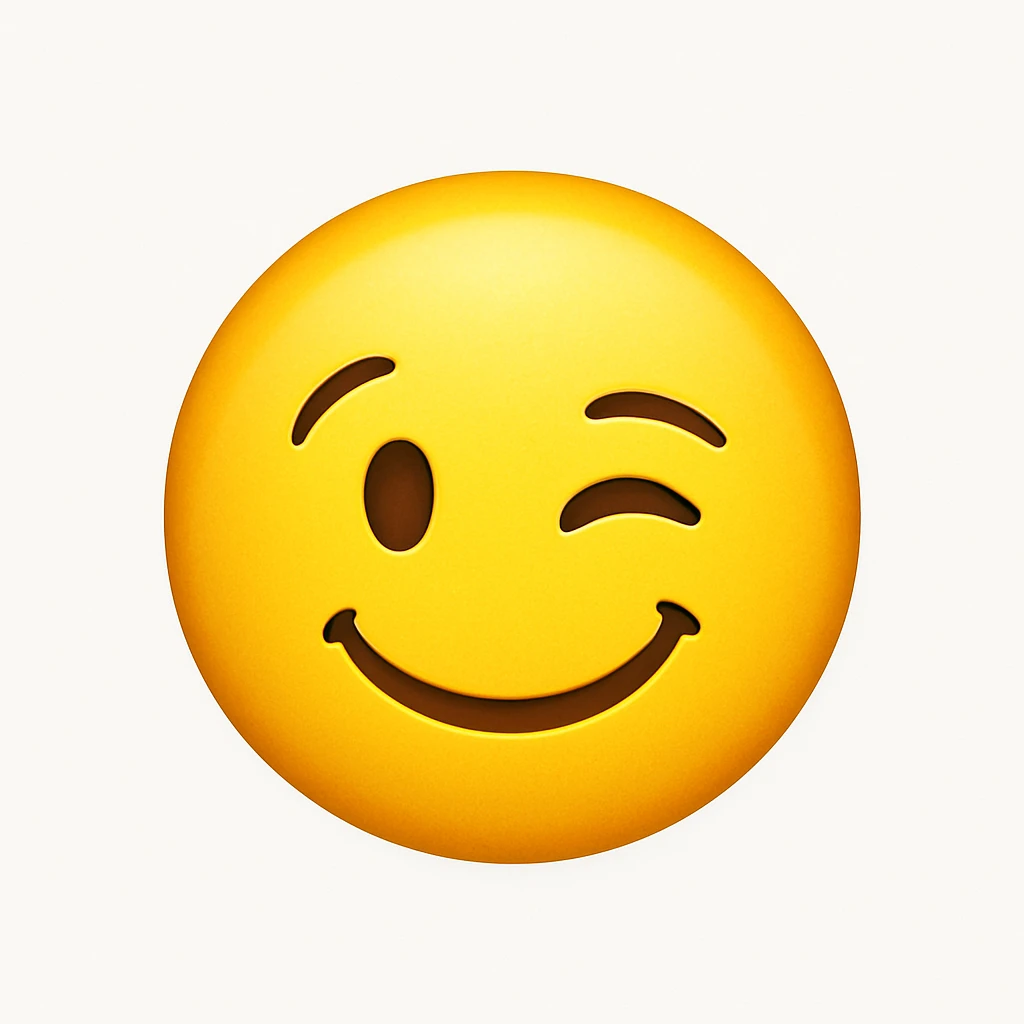 winking emoji emoji
